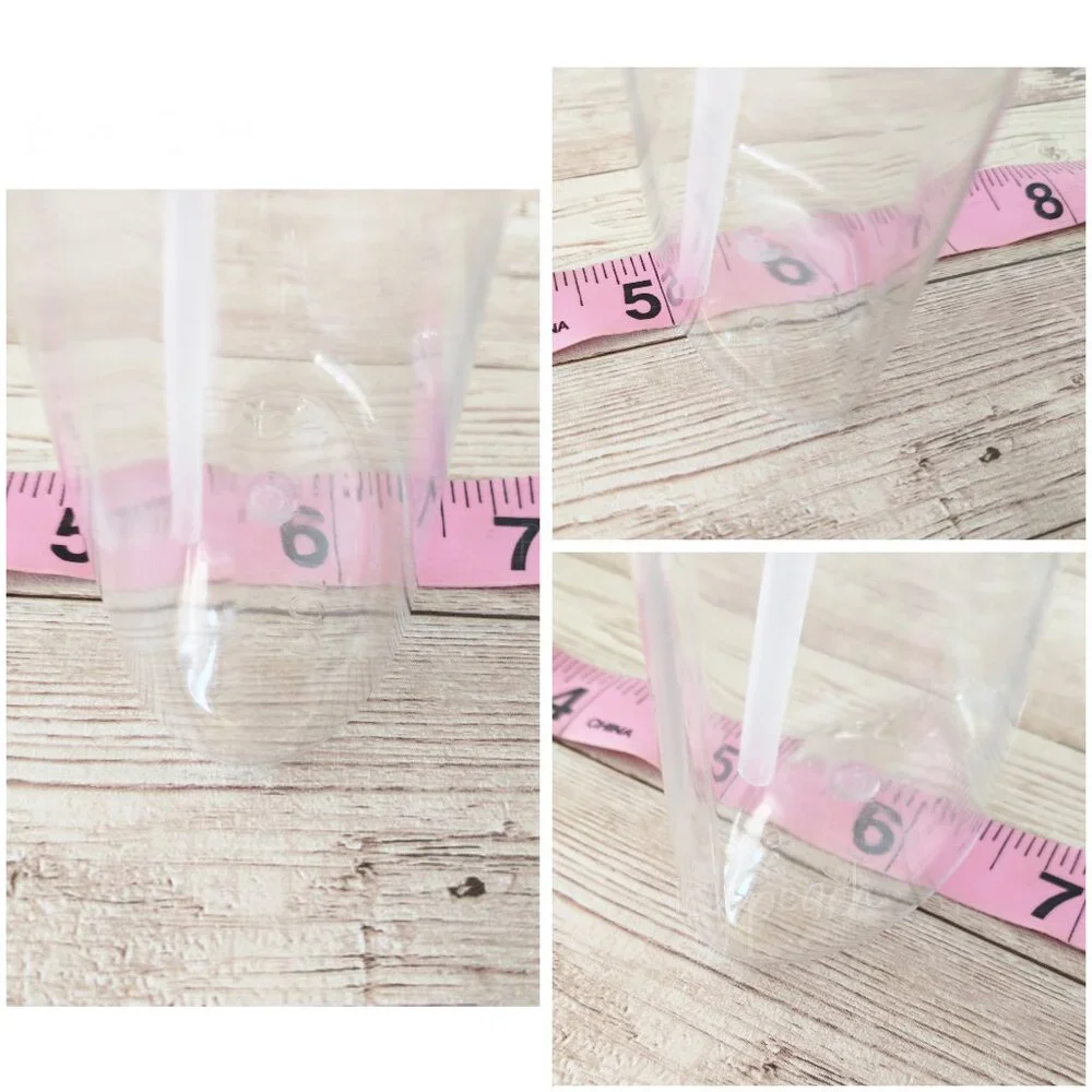 8oz Pump Dispensers 3 Pack Clear Plastic Bottles, White Cap/Pump, Lotion Soap